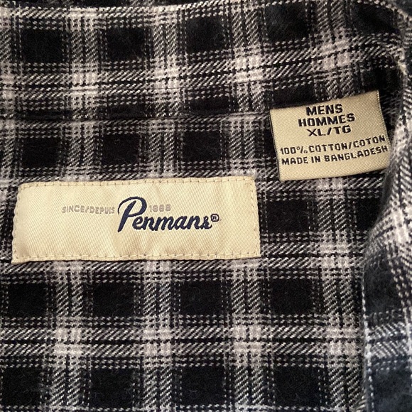 Men’s Penmans Flannel Shirt Size XL - Picture 3 of 6